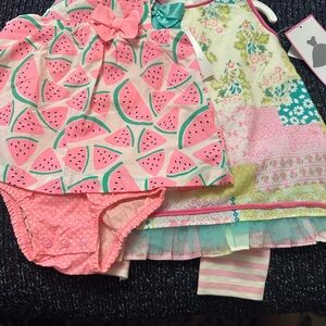 Two-Piece Baby Girl Outfit Bundle - Summer Style